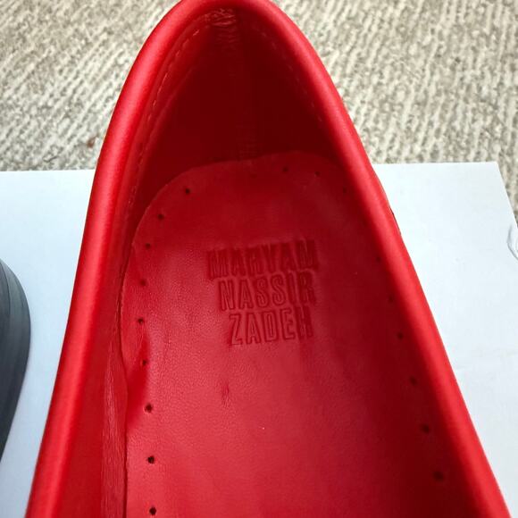 Maryam Nassir Zadeh – Alan Loafer Poppy Red - Size 39.5 NIB Hard to Find - Picture 5 of 7